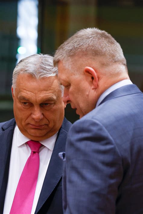 Fresh off a hearty Putin handshake, Orban heads into an EU summit on Ukraine